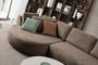 Atelier Del Sofa Venezia Left - Marrón oscuro